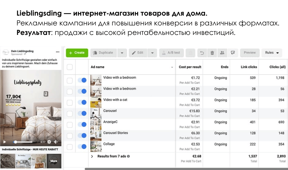 Результат рекламы 3
