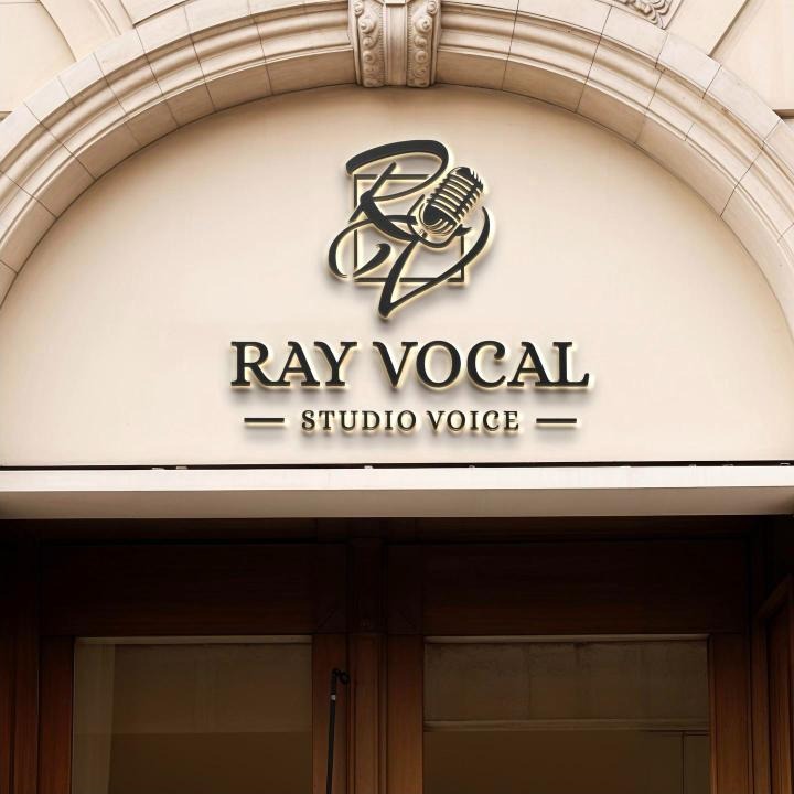 RAY VOCAL sign above the studio entrance
