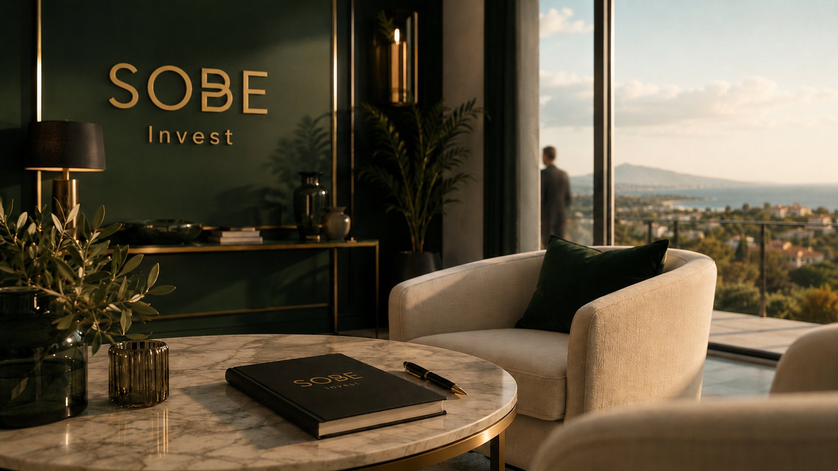 Zona de consulta privada en la oficina de SOBE Invest