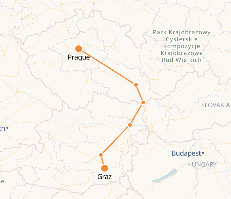 Prague to Graz Railjet Train | Book Tickets Online - Austrian Trains
