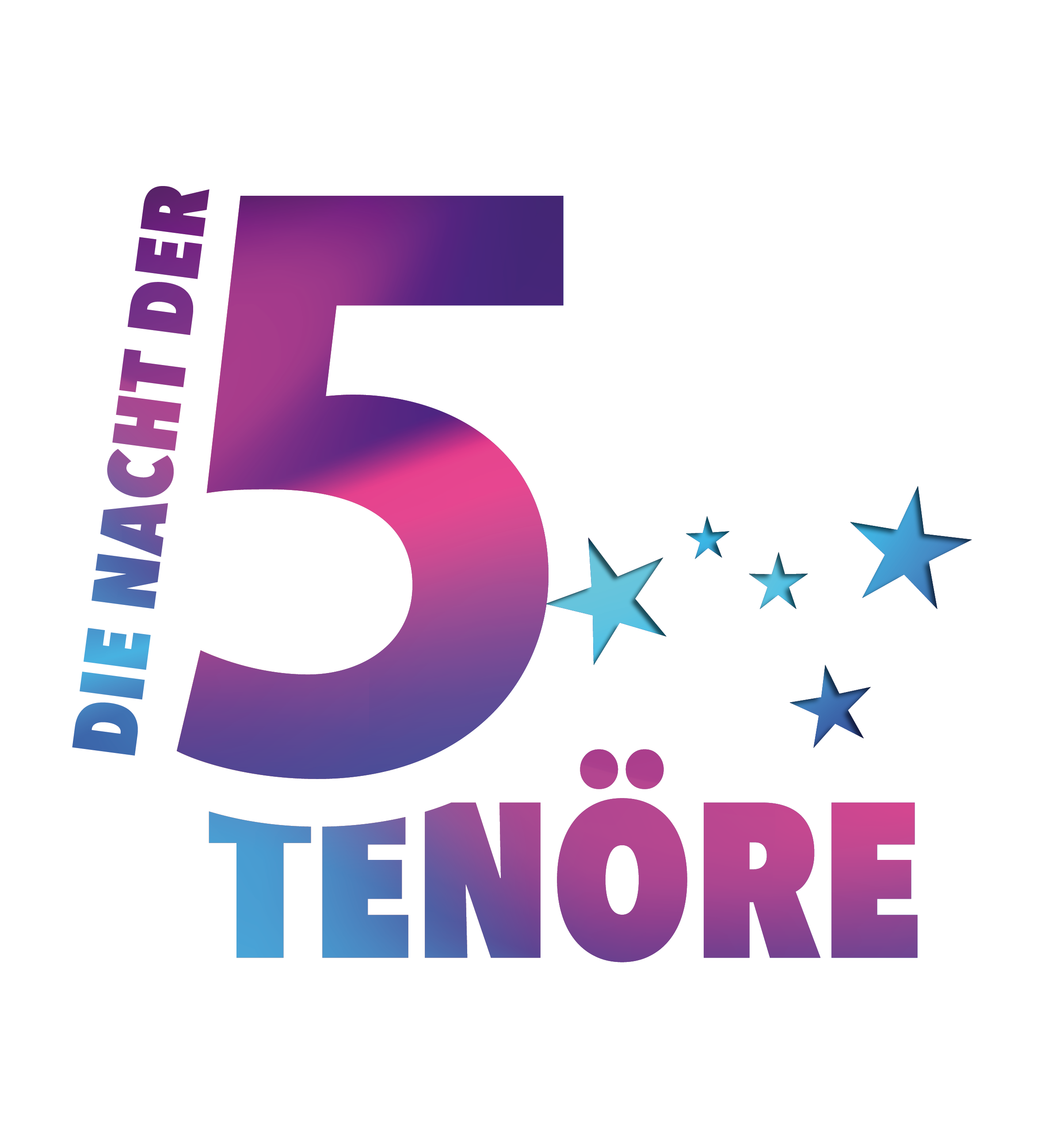 Logo Die Nacht der 5 Tenöre – das besondere Konzertgeschenk in Karlsruhe zu Weihnachten 2026/2027 in der BadnerHalle Rastatt mit Stargast Anna Maria Kaufmann.