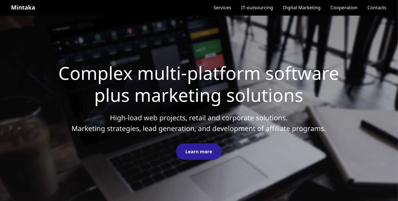 Mintaka | Complex multi-platform software plus marketing solutions