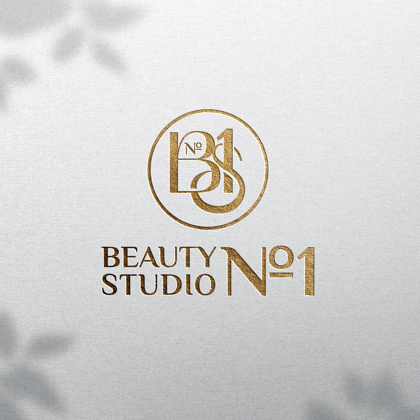 Beauty Studio №1 logo on a light background