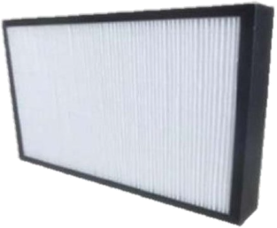 Сменный панельный фильтр ВентЭнерджи Care Filter 150 в чёрной рамке