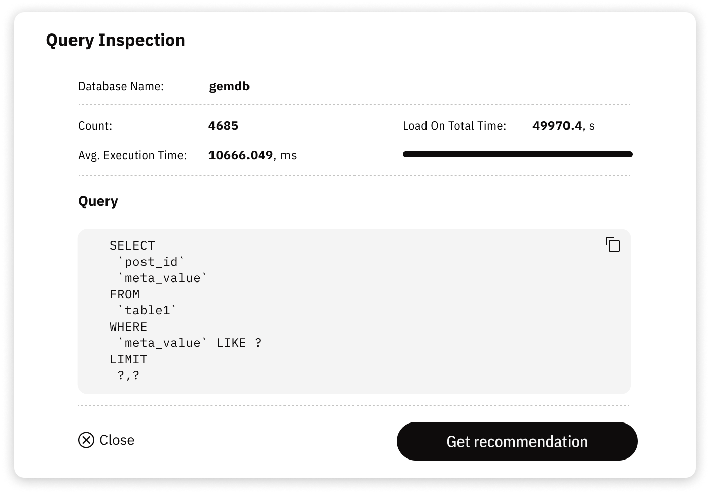Releem simplifying query analytics and optimization