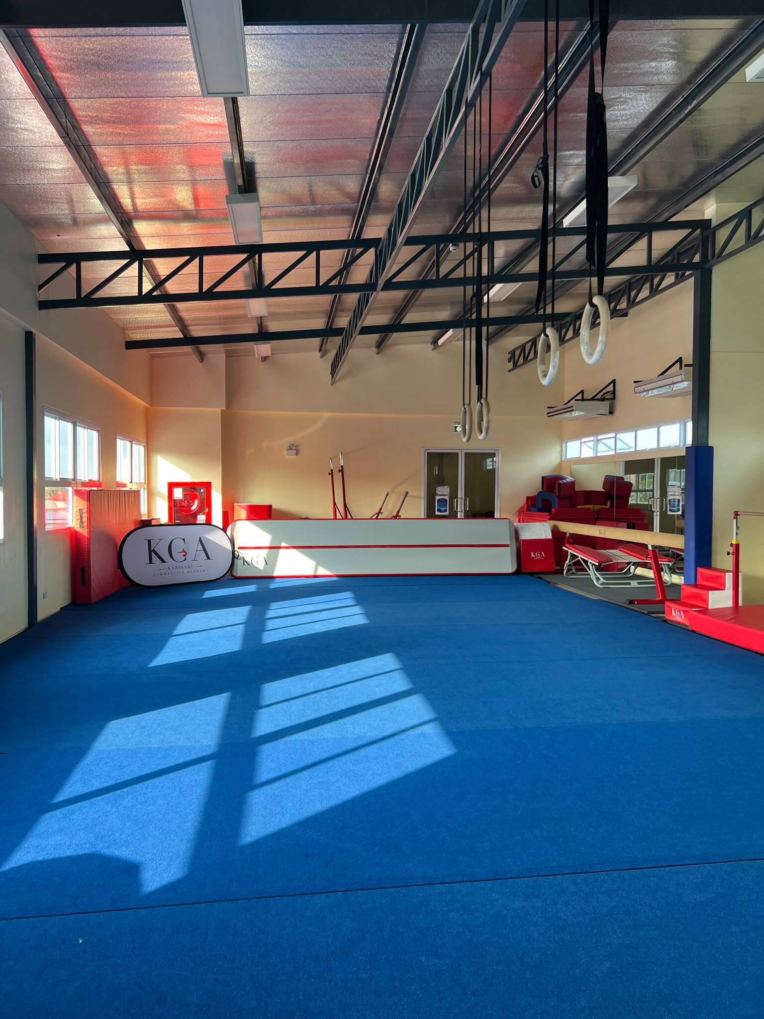 Sunlit gym at KGA Phuket