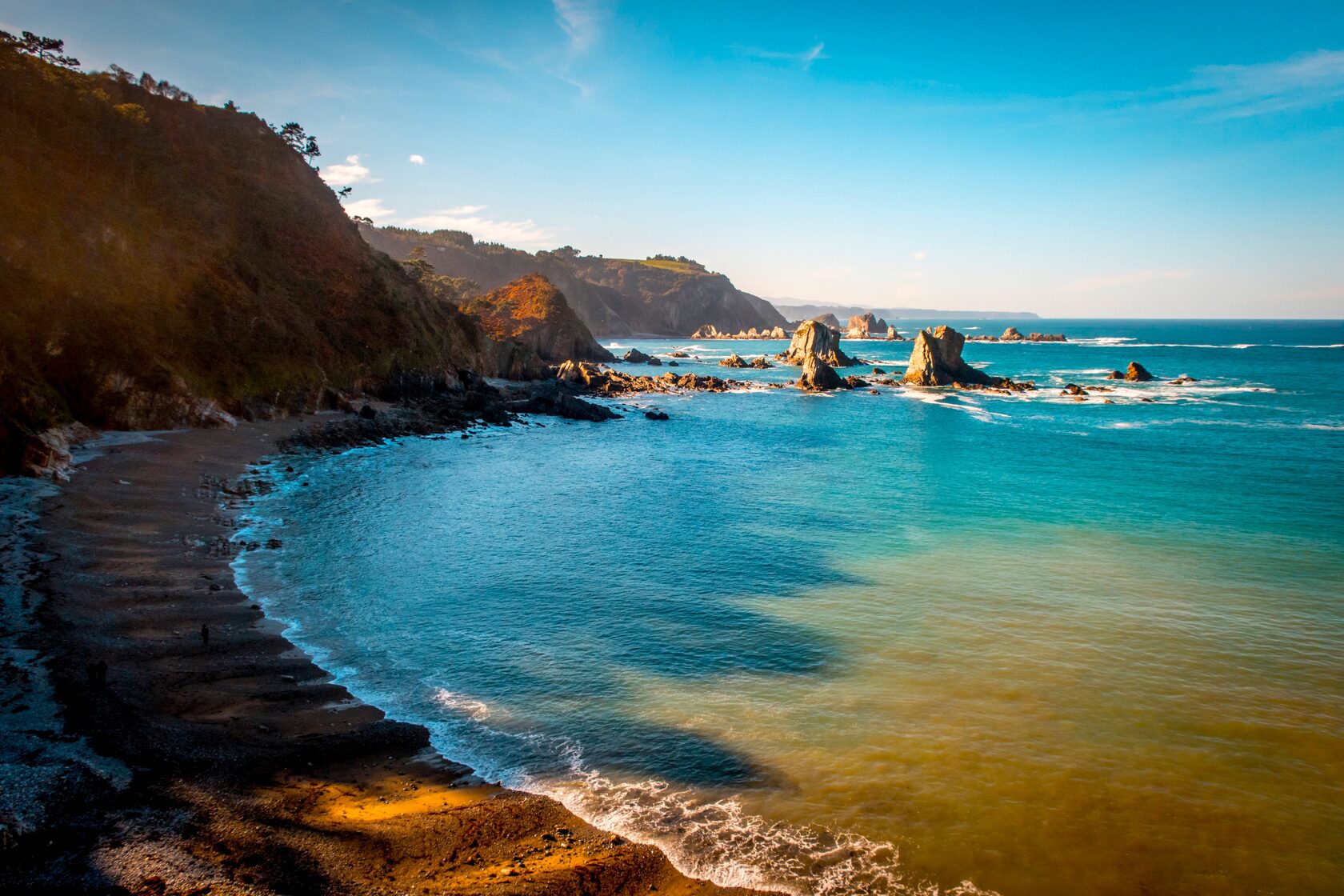 Atlantic coastline near CORE Tennis Camp