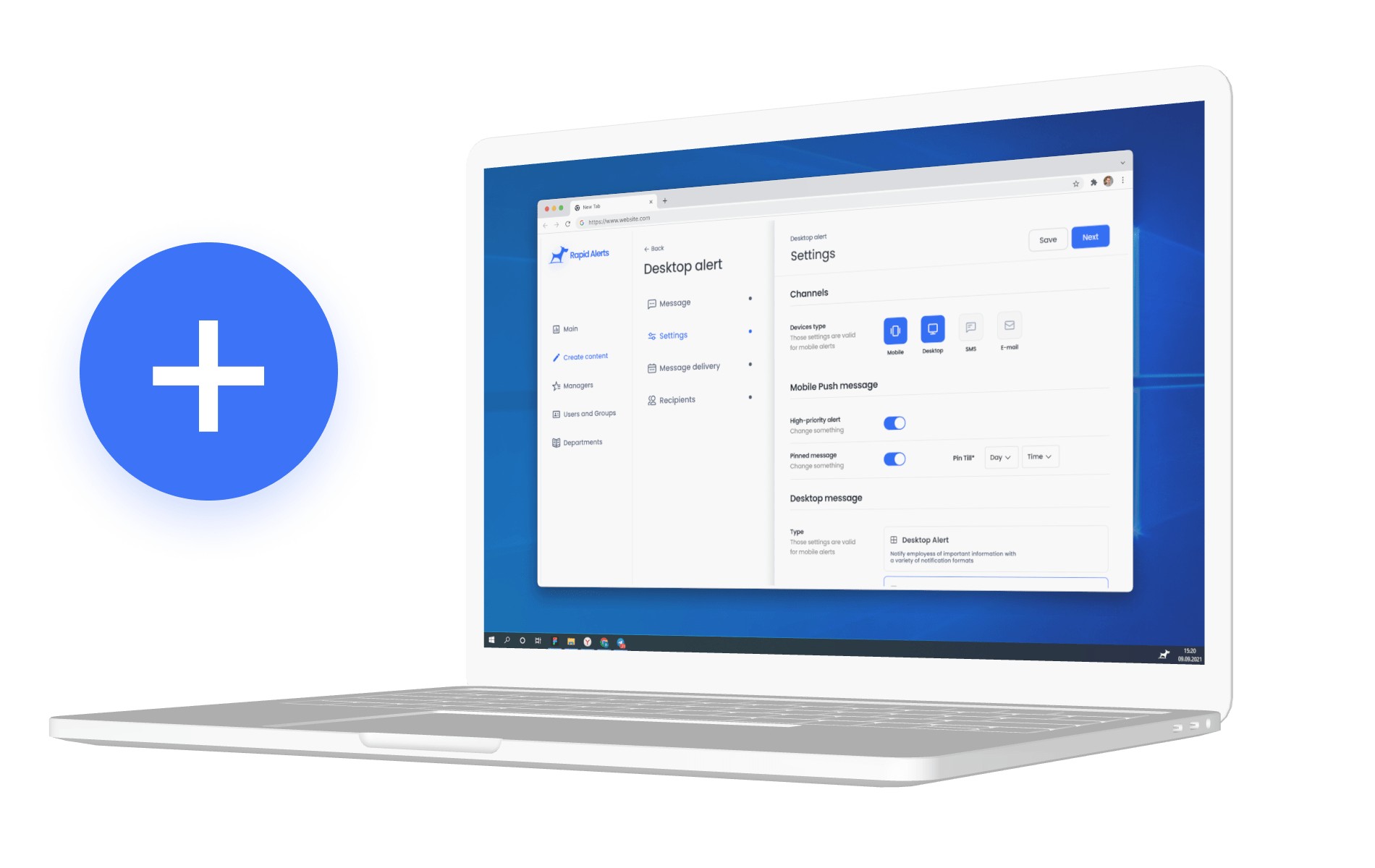 desktop alert software
