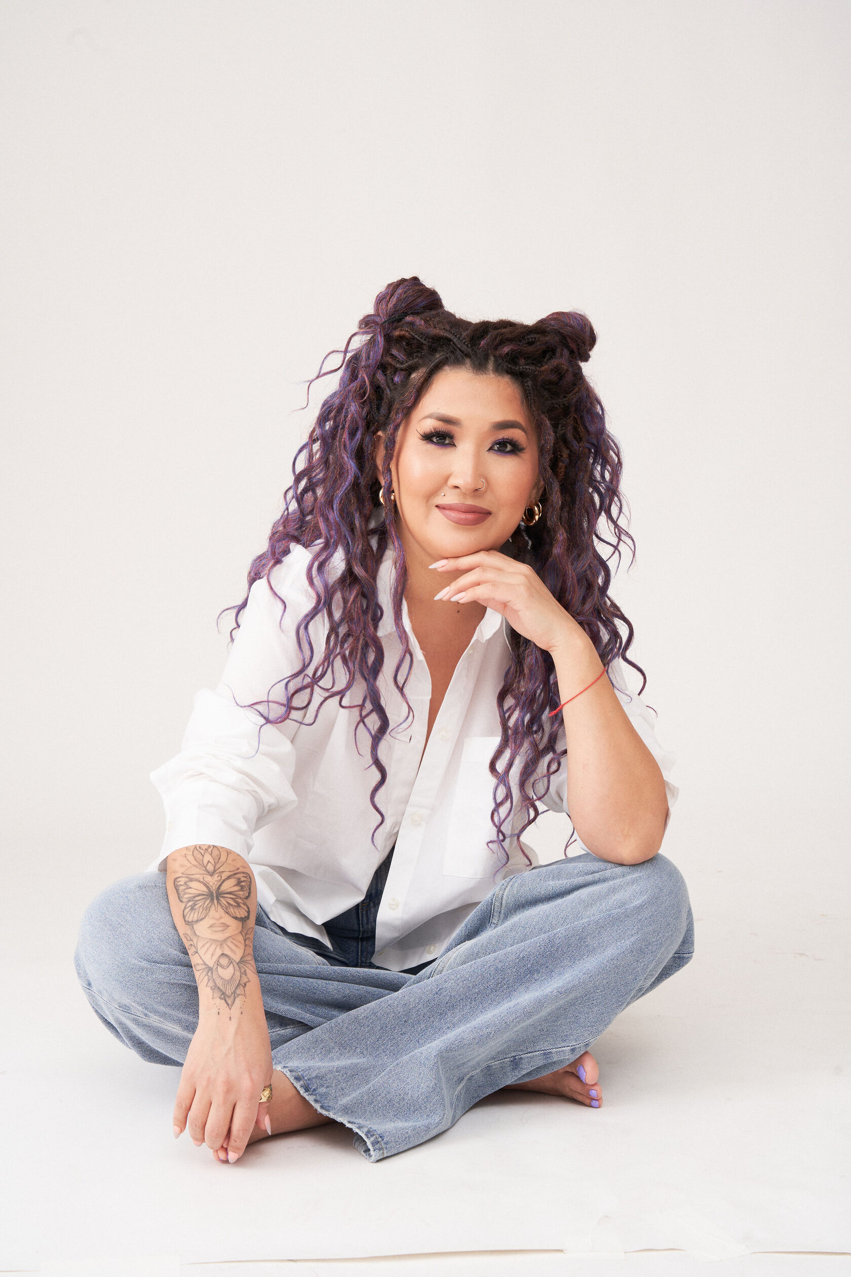 Portrait of Ardak, New York–based Hair and Makeup Artist
