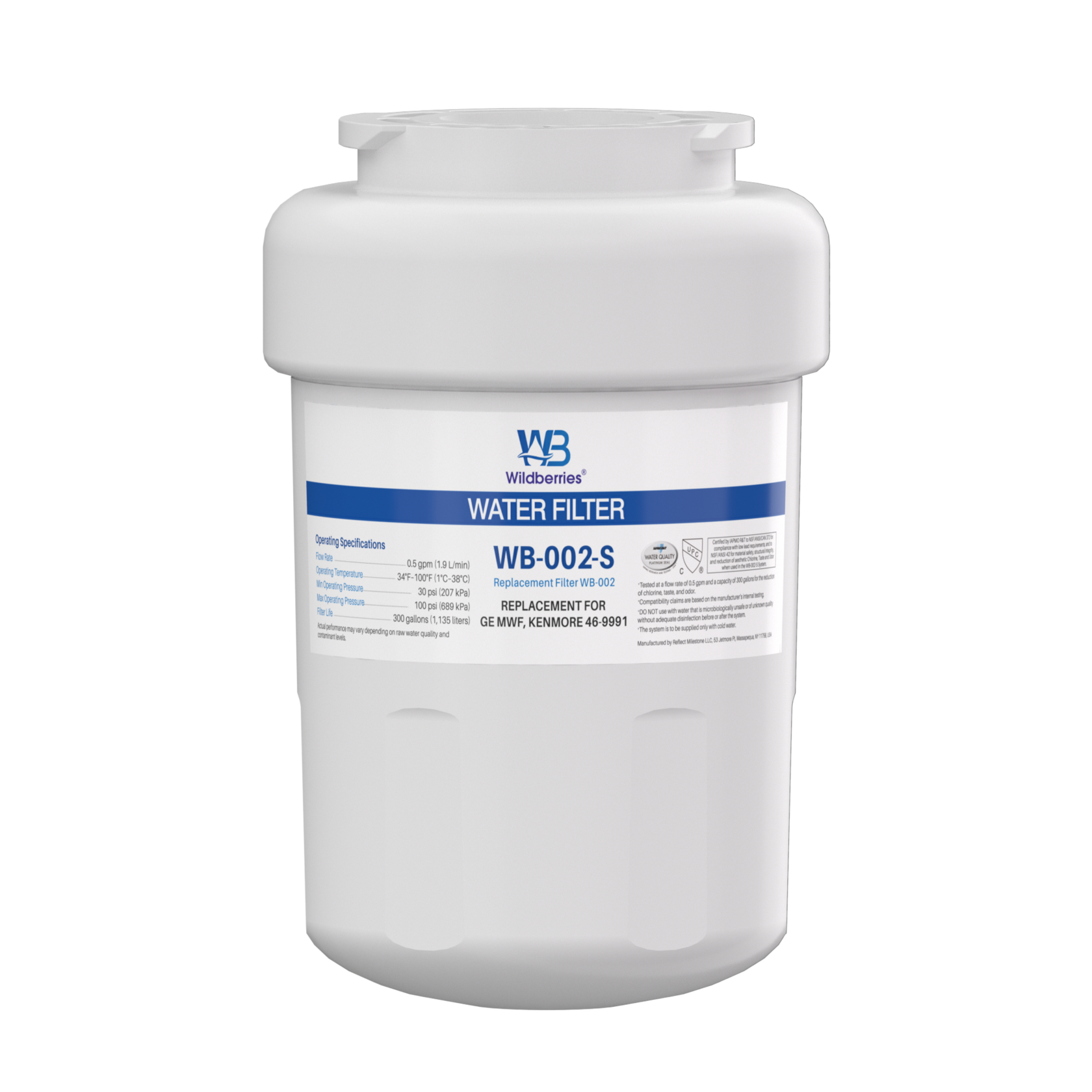 WB-002-S Wildberries Refrigerator Water Filter
