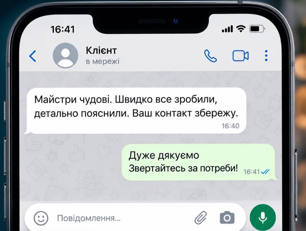Відгук клієнта 5