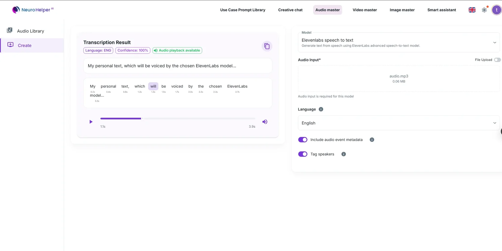 AI transcription and speech-to-text tools
