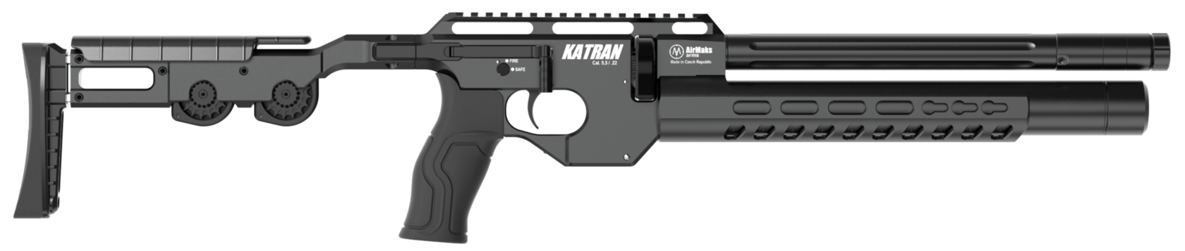AirMaks Katran C compact pcp rifle black color