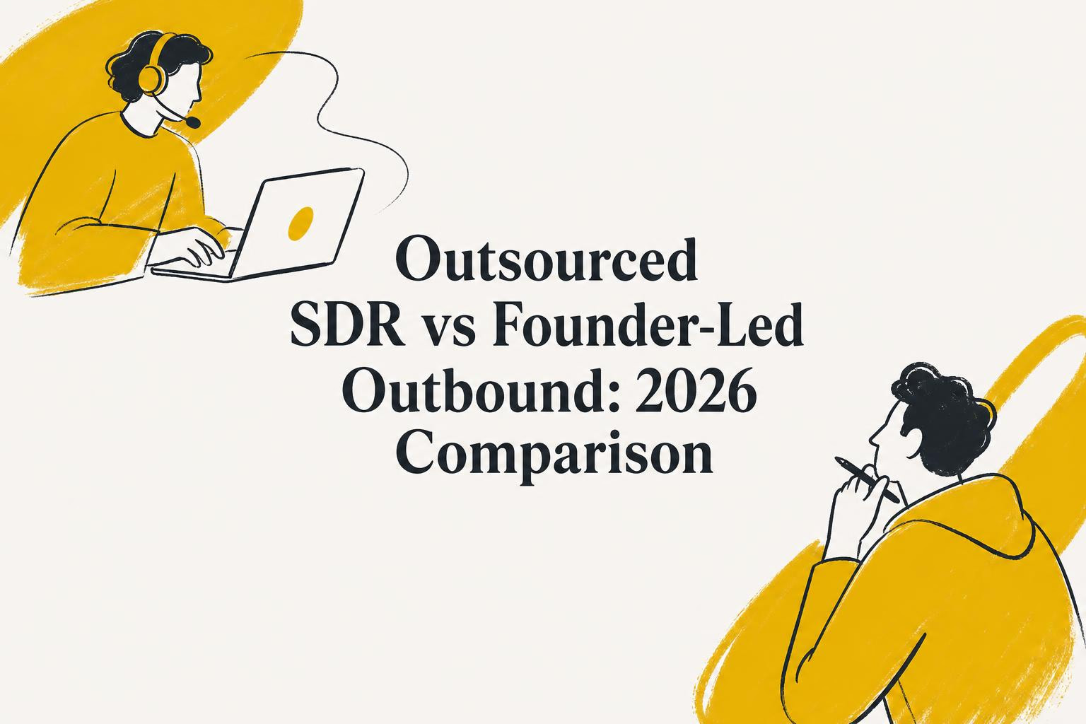 Outsourced SDR vs Founder-Led Outbound: 2026 Comparison