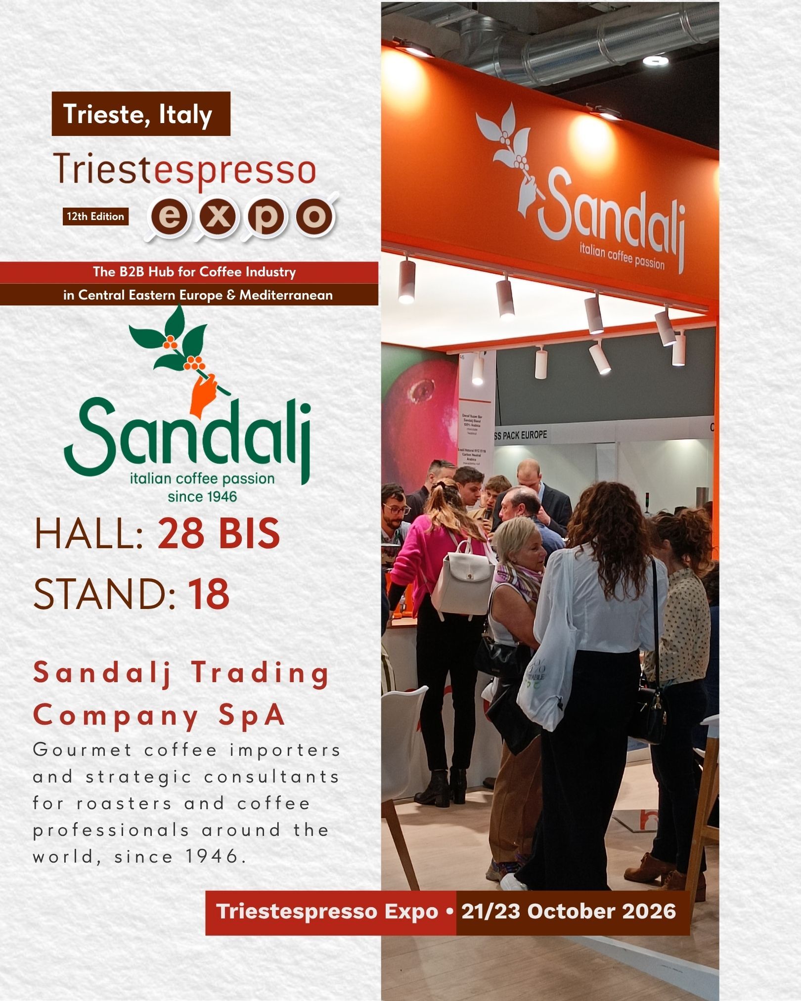 Sandalj Trading Company - Stand Triestespresso Expo