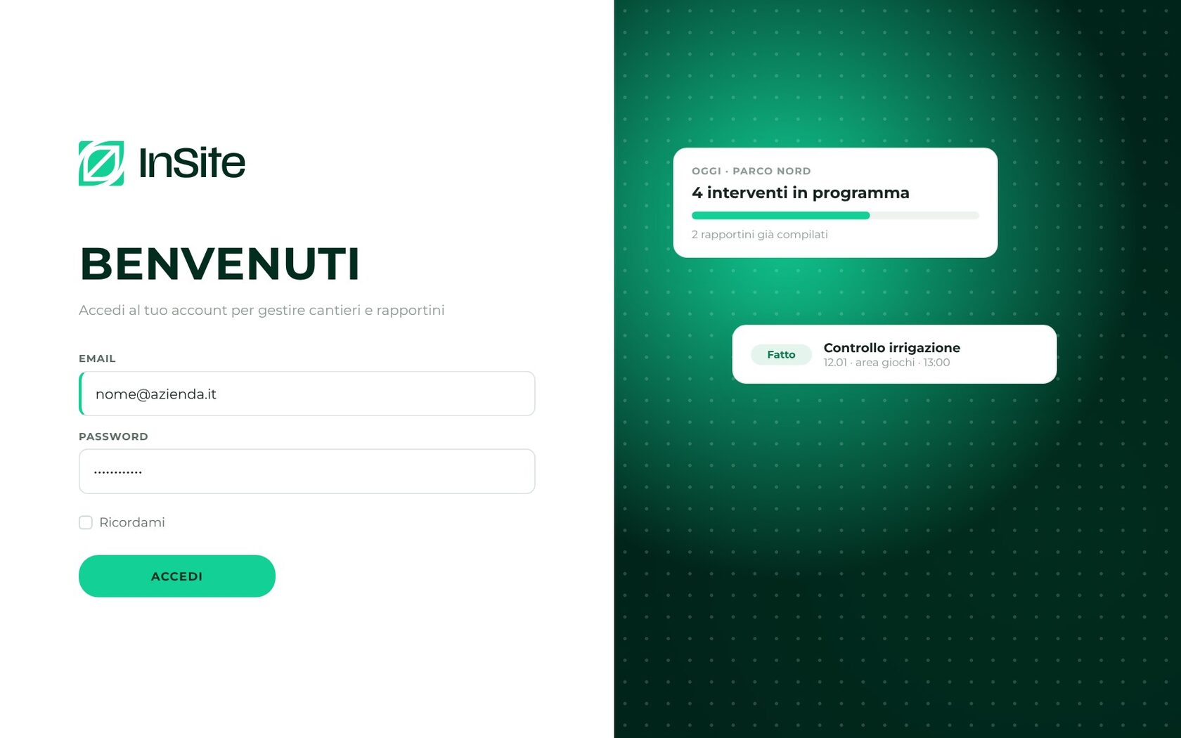 InSite — Accesso
