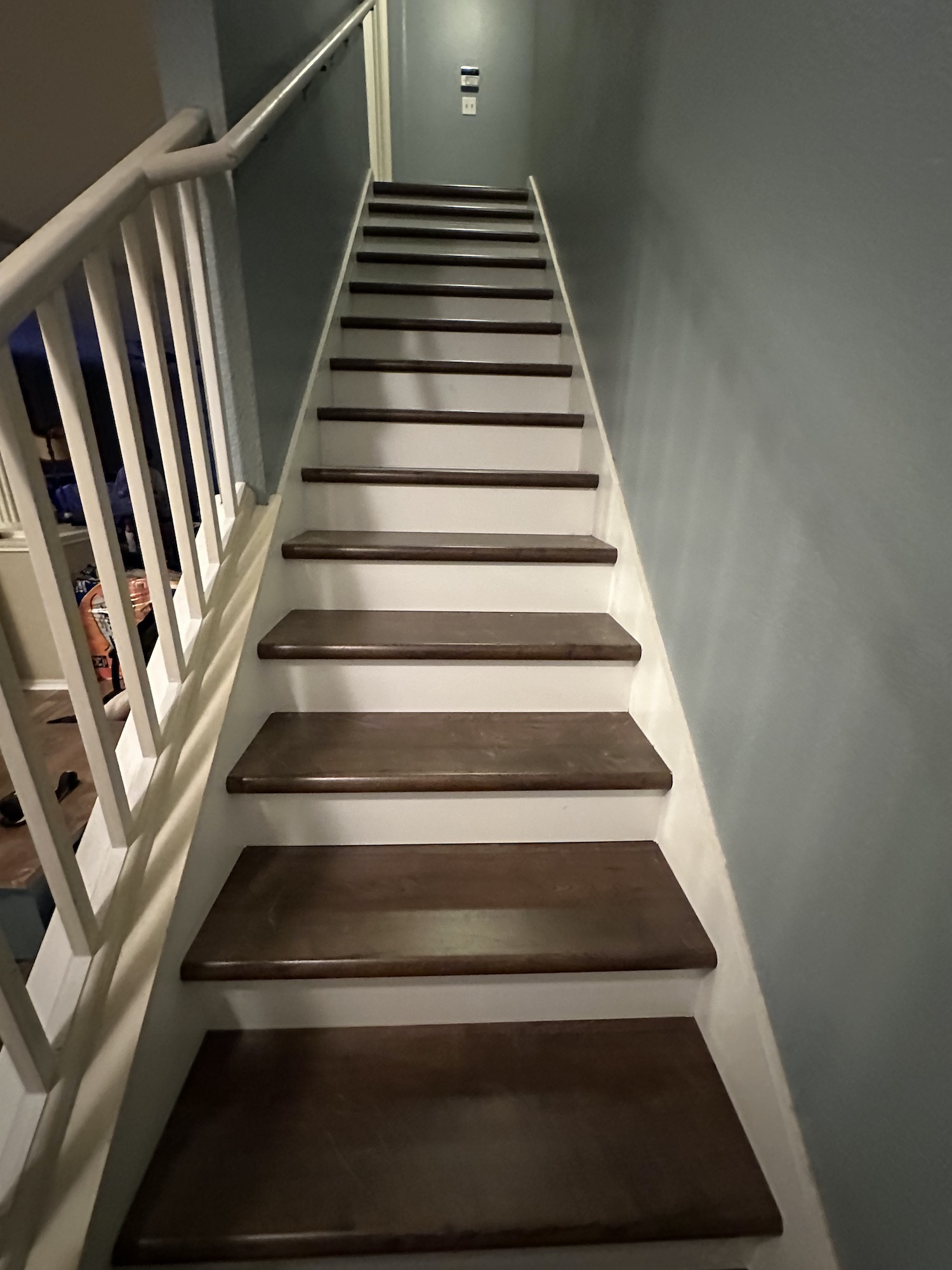 Carpet to Wood Stair Remodel with Cap-A-Tread Installation