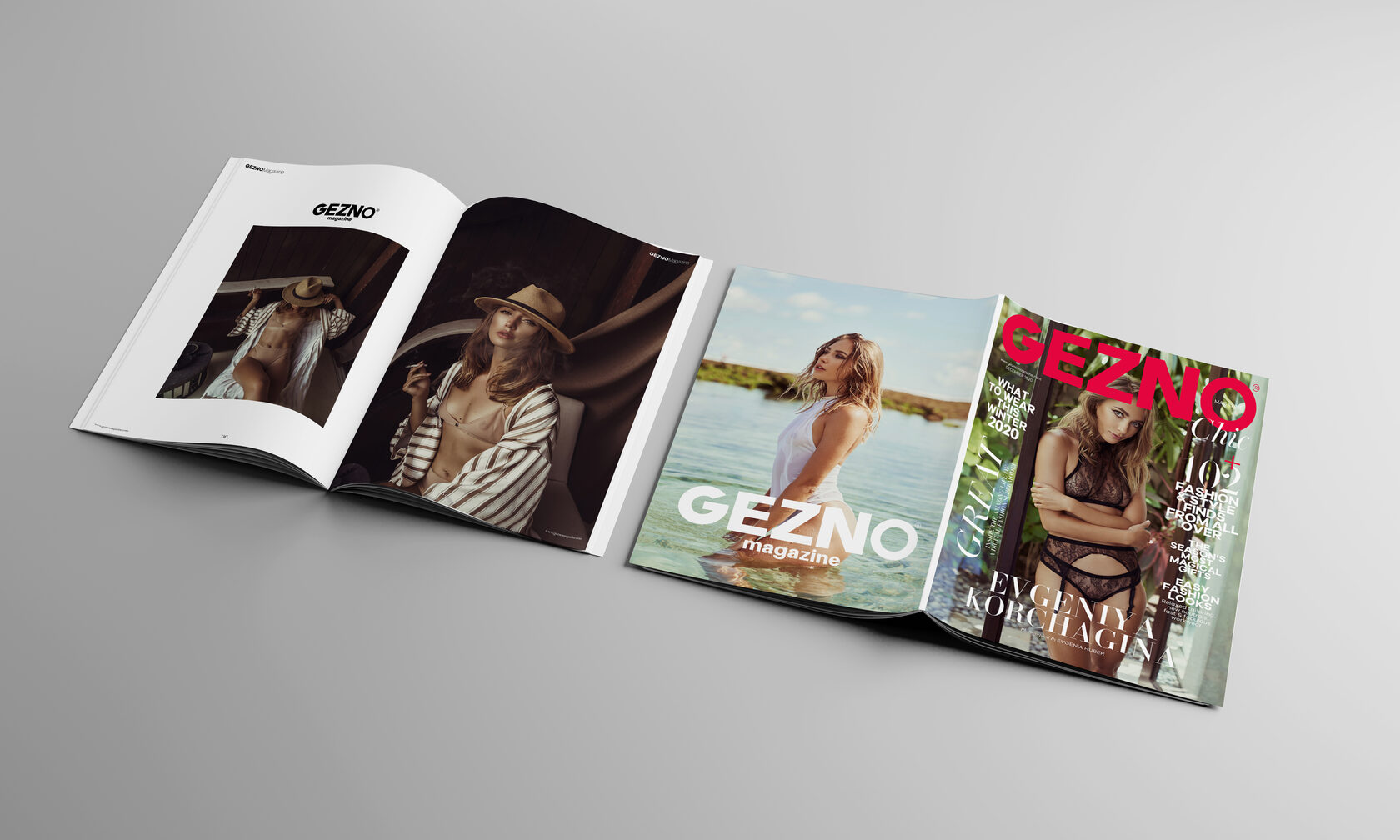Genzo magazine featuring photography by Evgenia Huber
