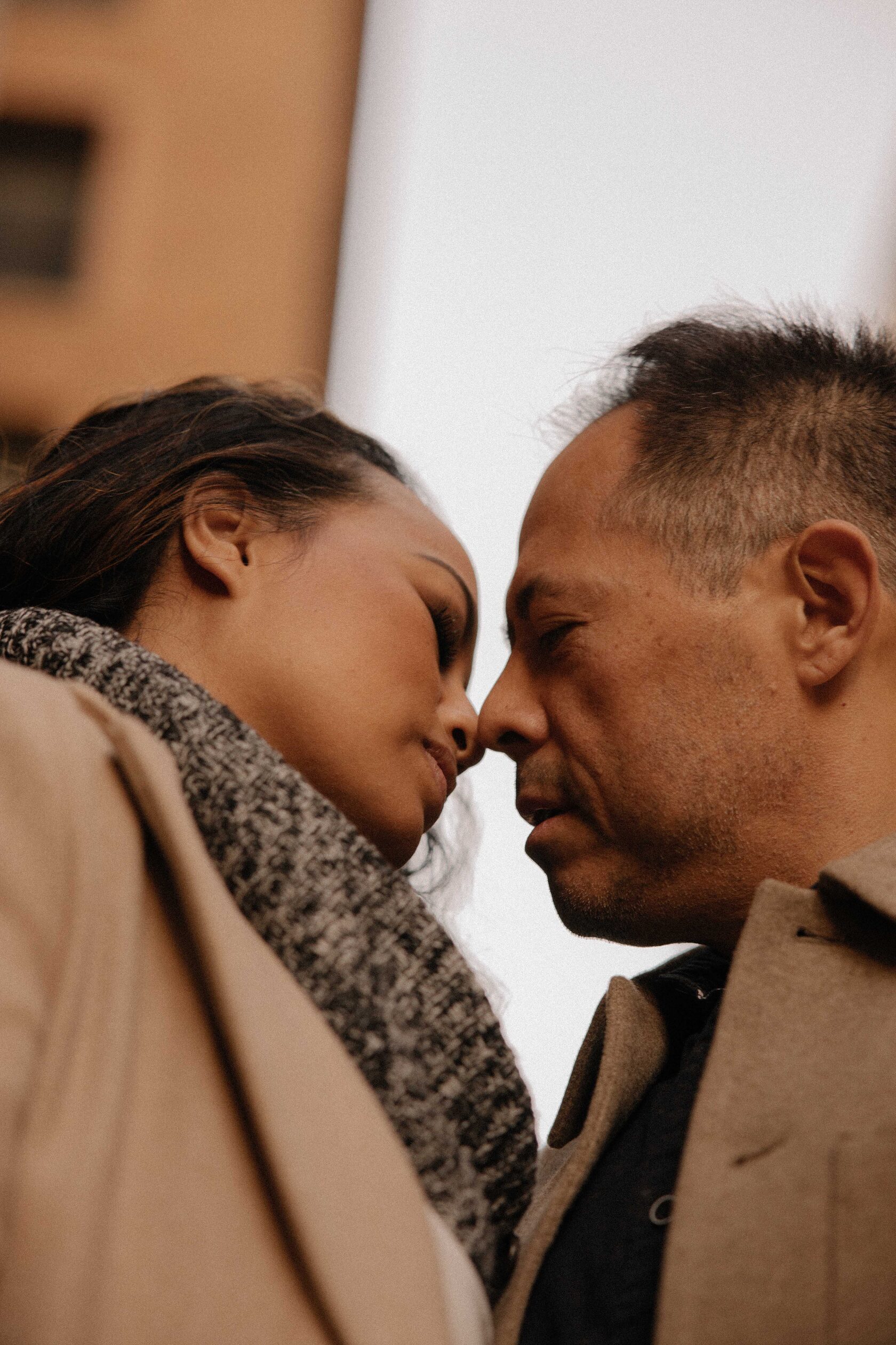 Engagement portrait natural light