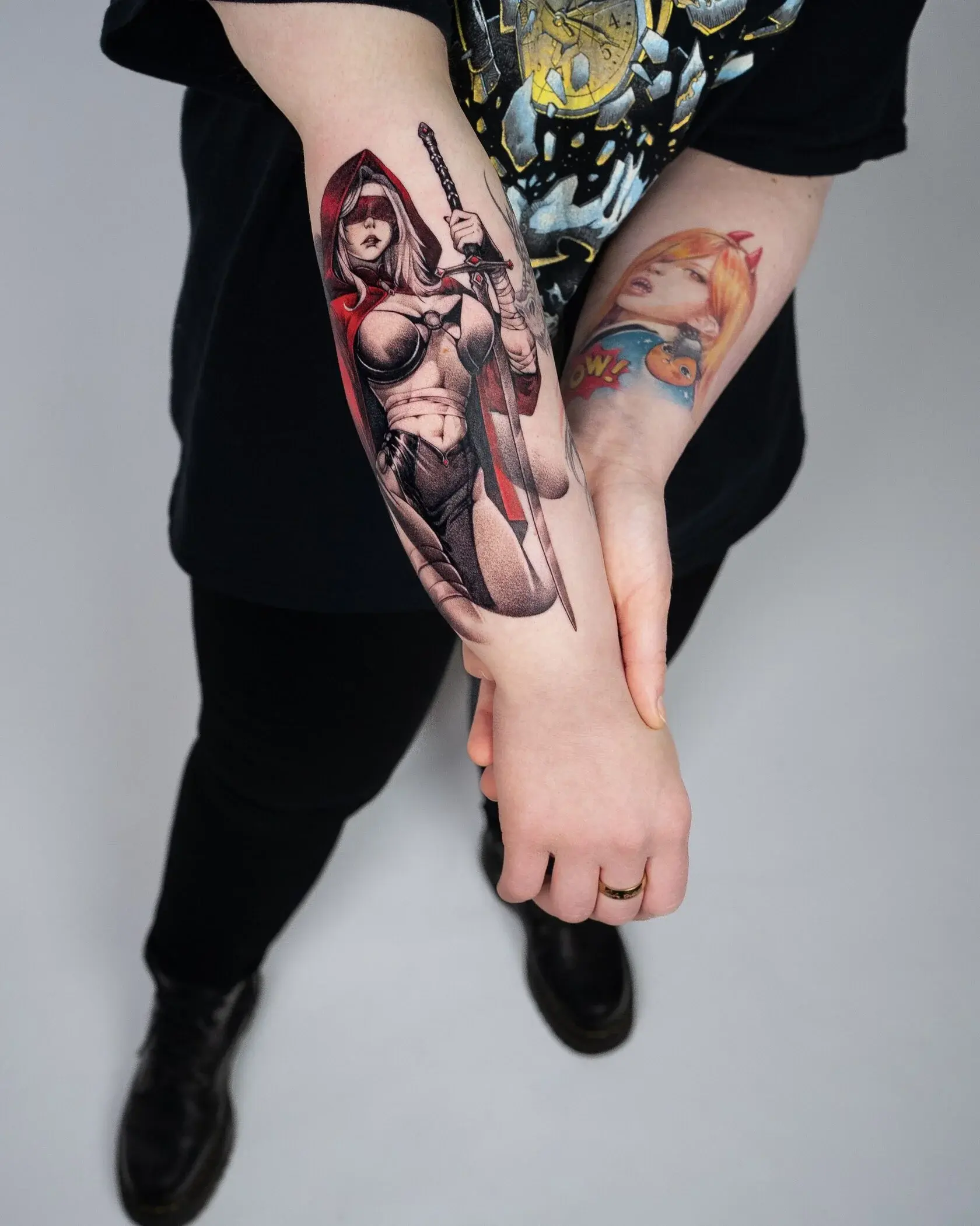 Anime Tattoo Beispiel 3 - Brennnessel Tattoo Berlin