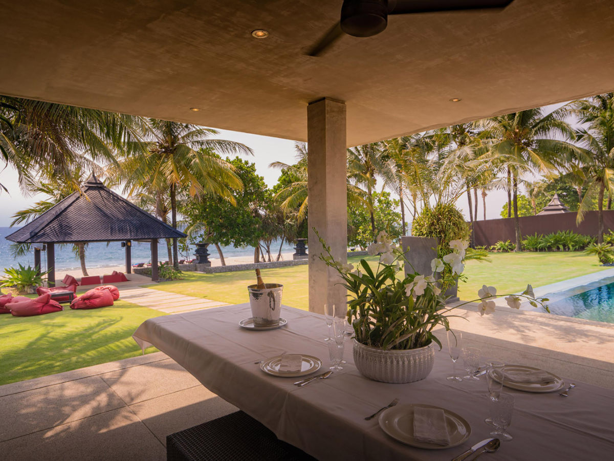 BBQ area, Villa Saanti