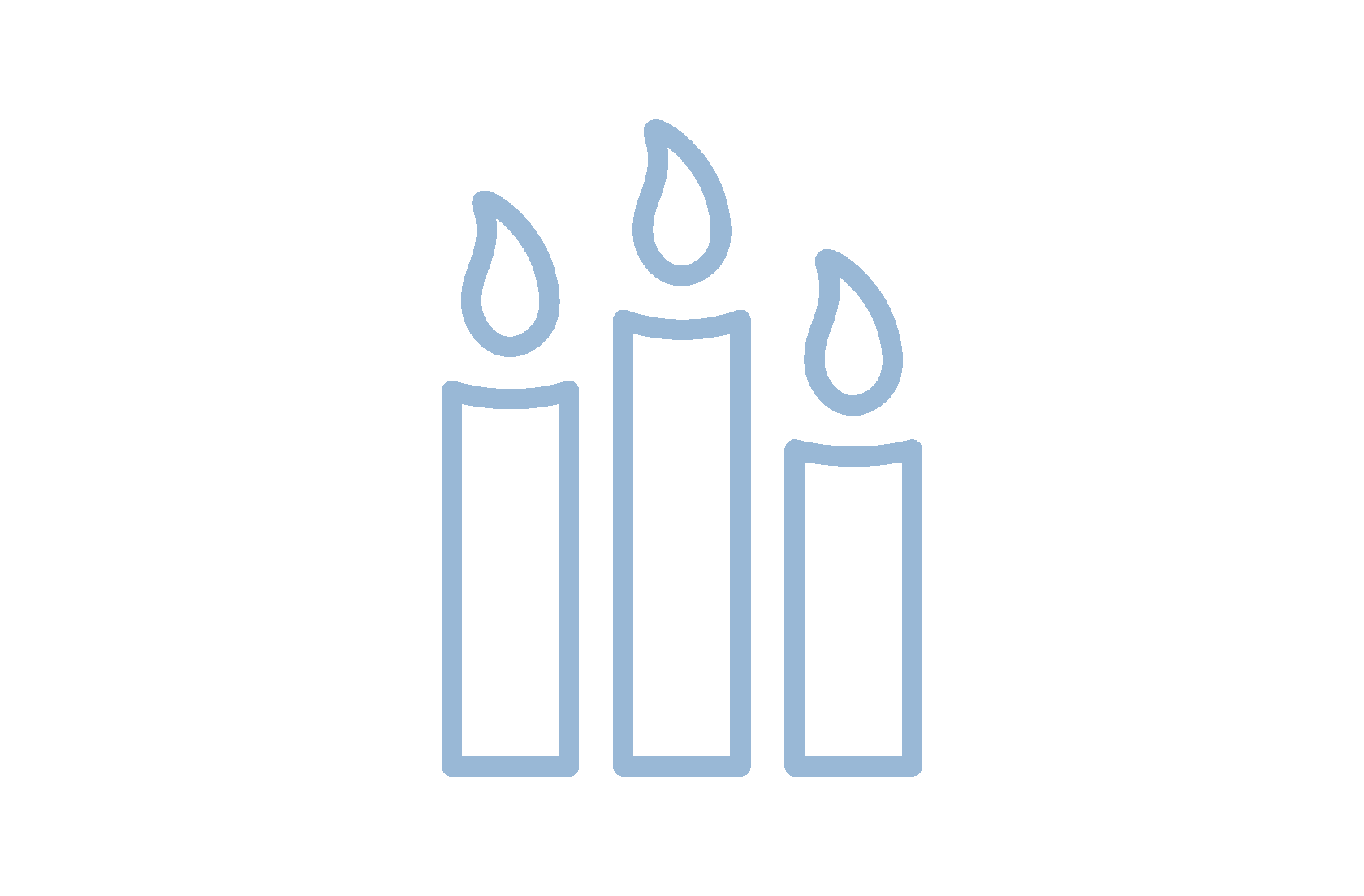 imagen de unas velas haciendo referencia al velatorio