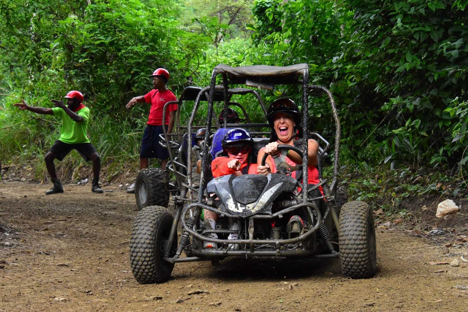 Roatan Dolphin Meet and Kiss with Atv Buggy Adventure & Monkey Sloths hangout