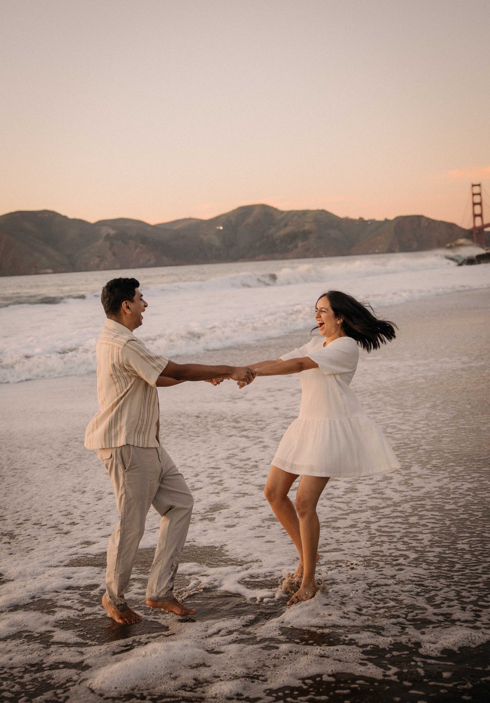 Romantic couple photo session