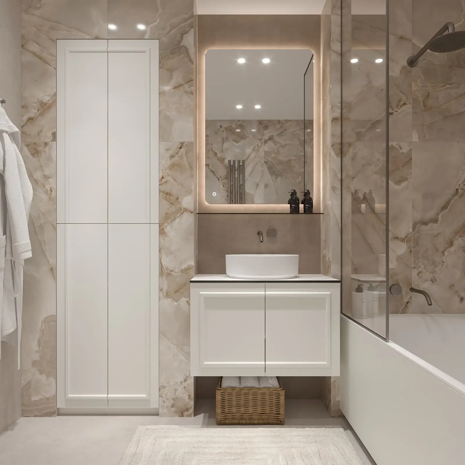 Made-to-measure bathroom vanity unit Peterborough