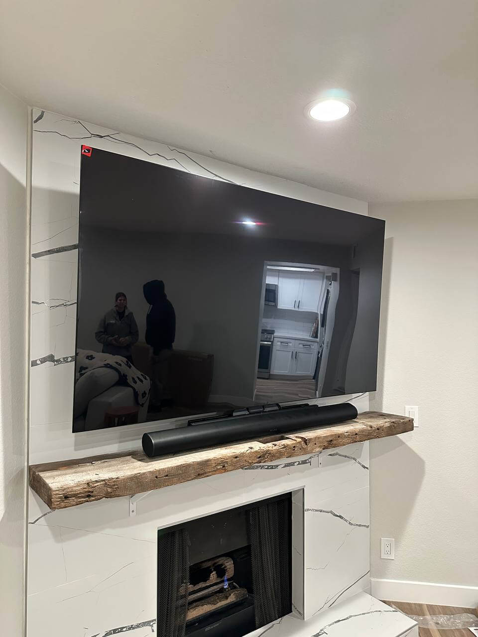 Commercial TV installation