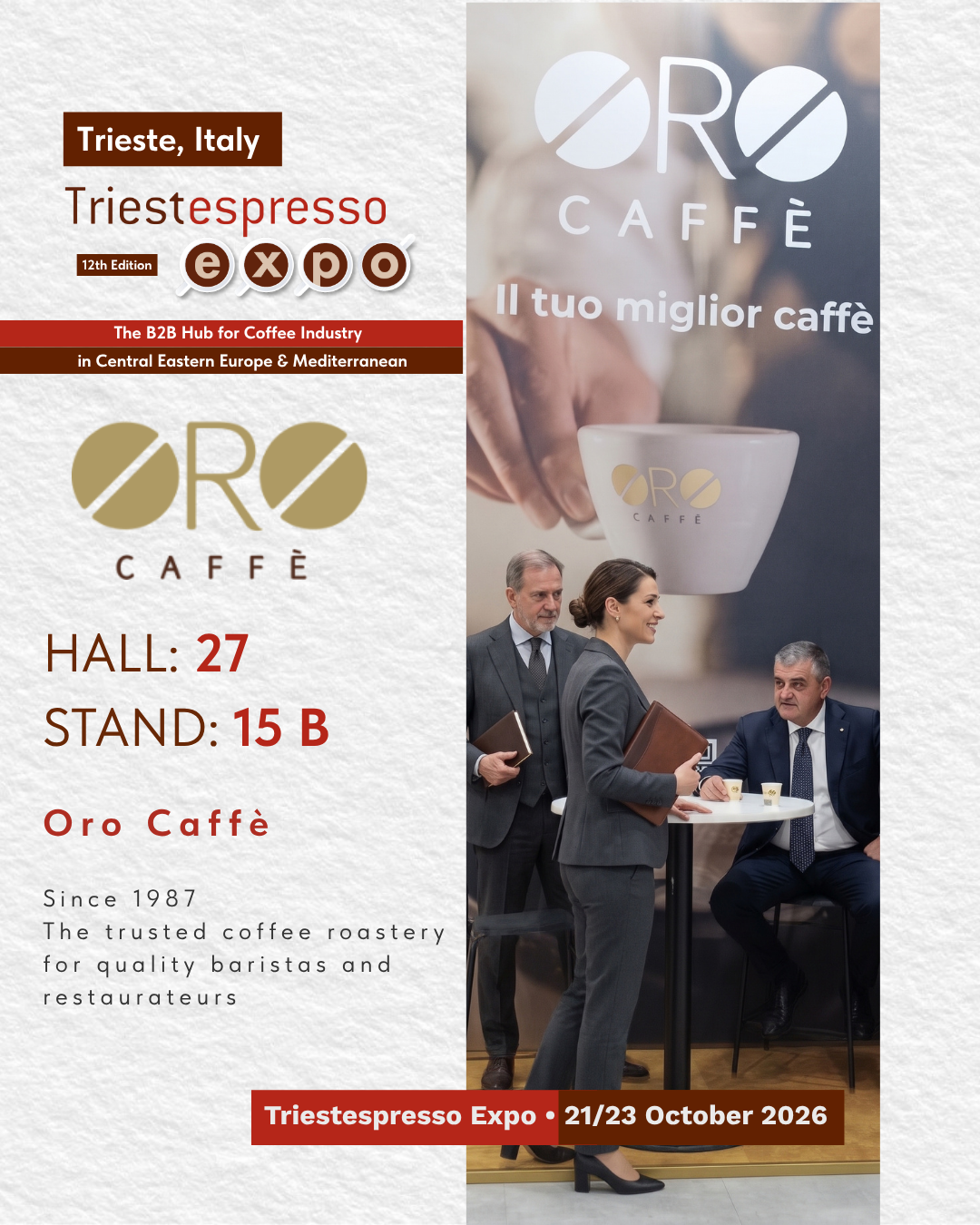 Oro Caffè - Stand Triestespresso Expo