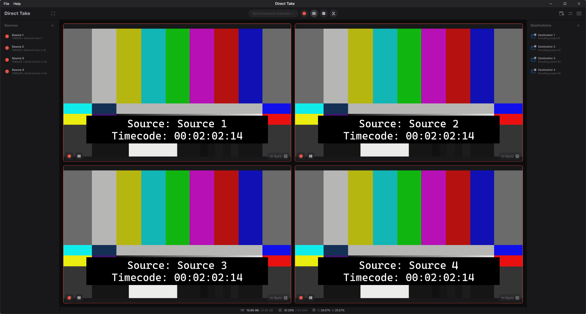 Synchronized Channel Control