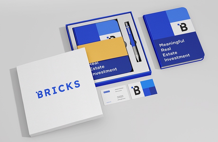 Портфолио студента - Айдентика для BRICKS