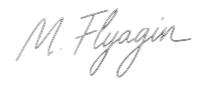 Mikhail Flyagin signature