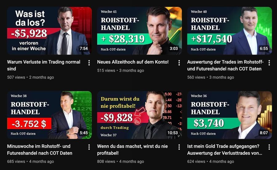 Öffentliche Veröffentlichung der Trades