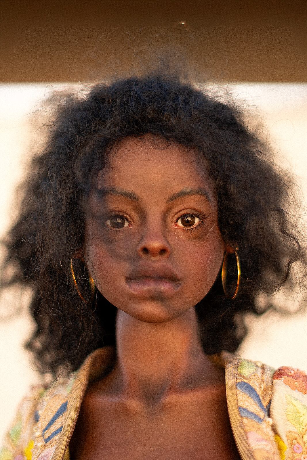 Black art doll