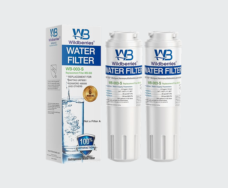 WB-003-S Wildberries Refrigerator Water Filter — 2 Pack