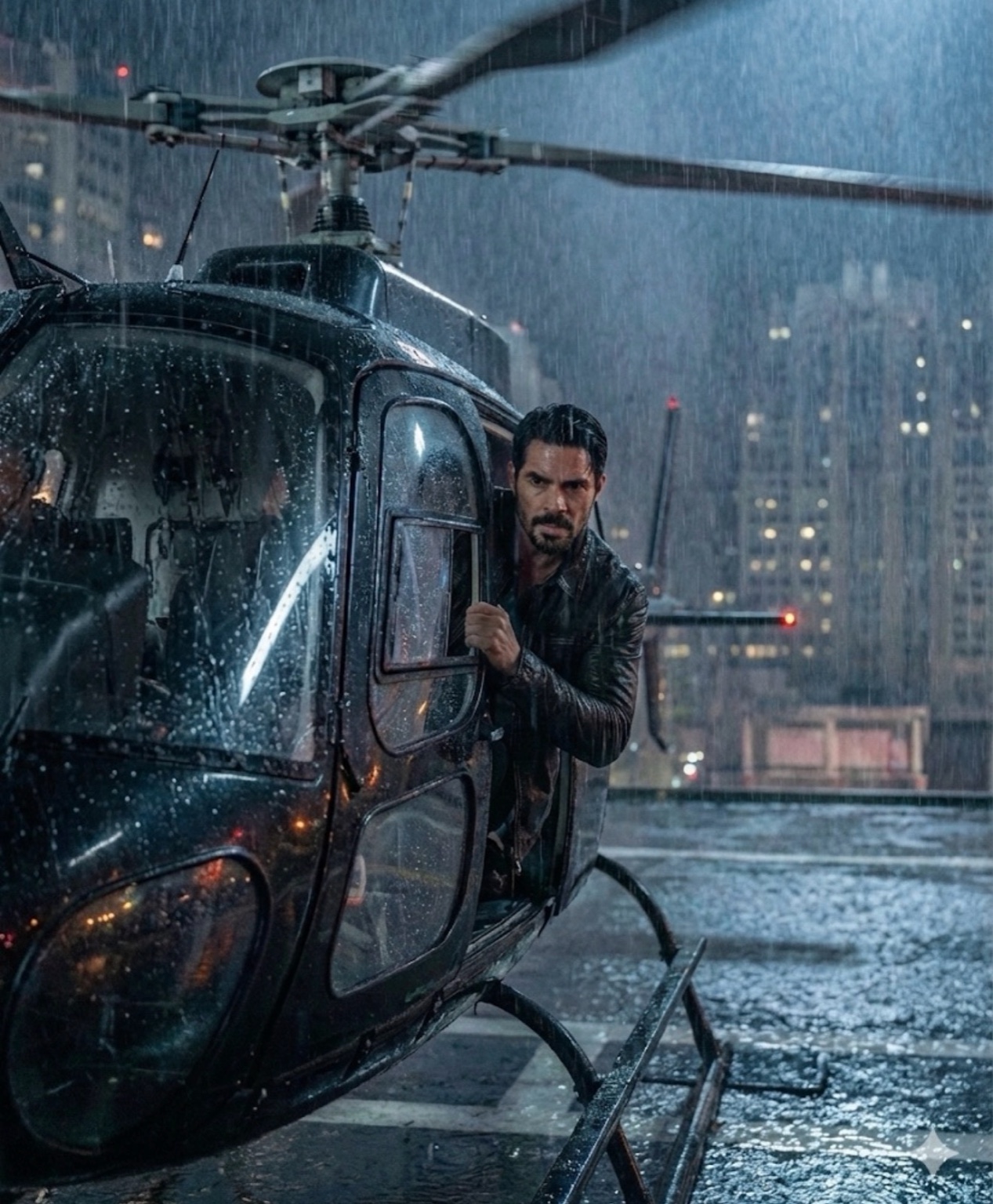 Elian watching the city