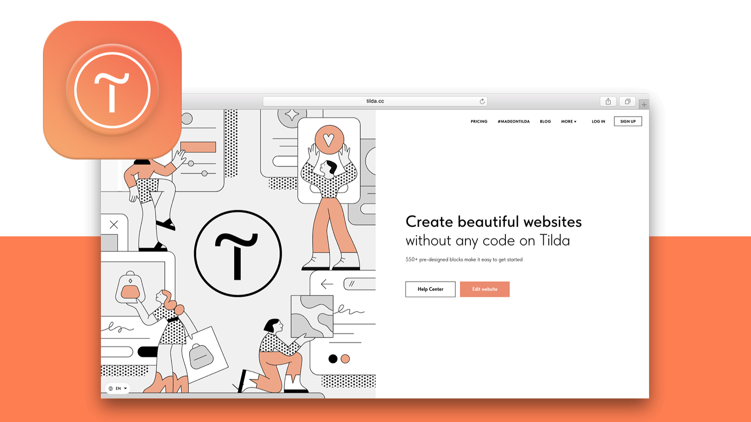 Hjemmesideudvikling med Tilda — webdesign for børn