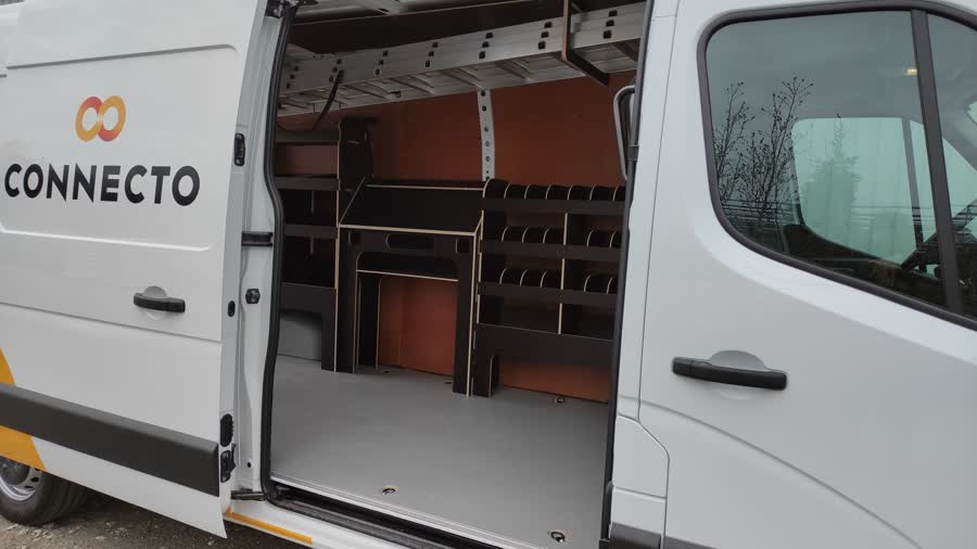 Fleet with racking installed