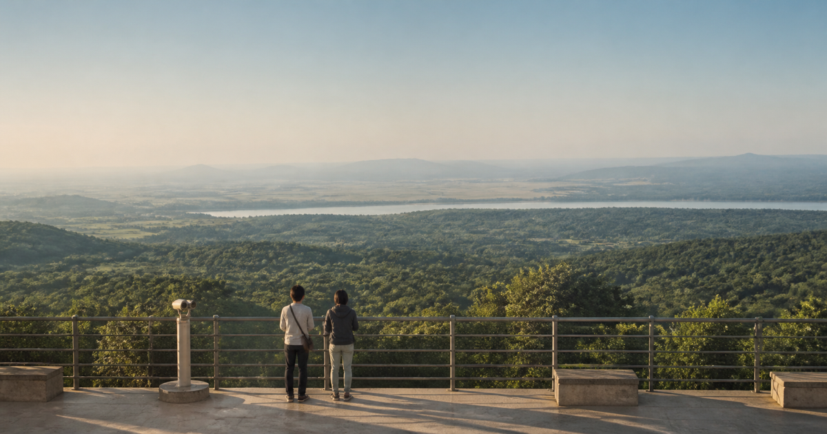 Landscape in the DMZ area of South Korea