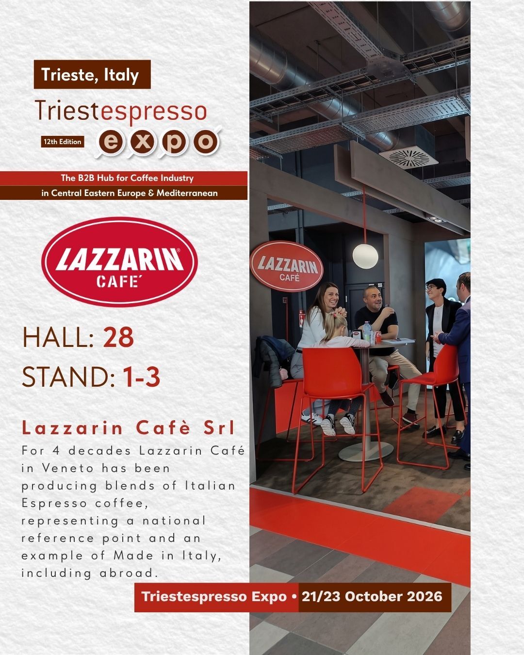 Lazzarin Caffè - Stand Triestespresso Expo
