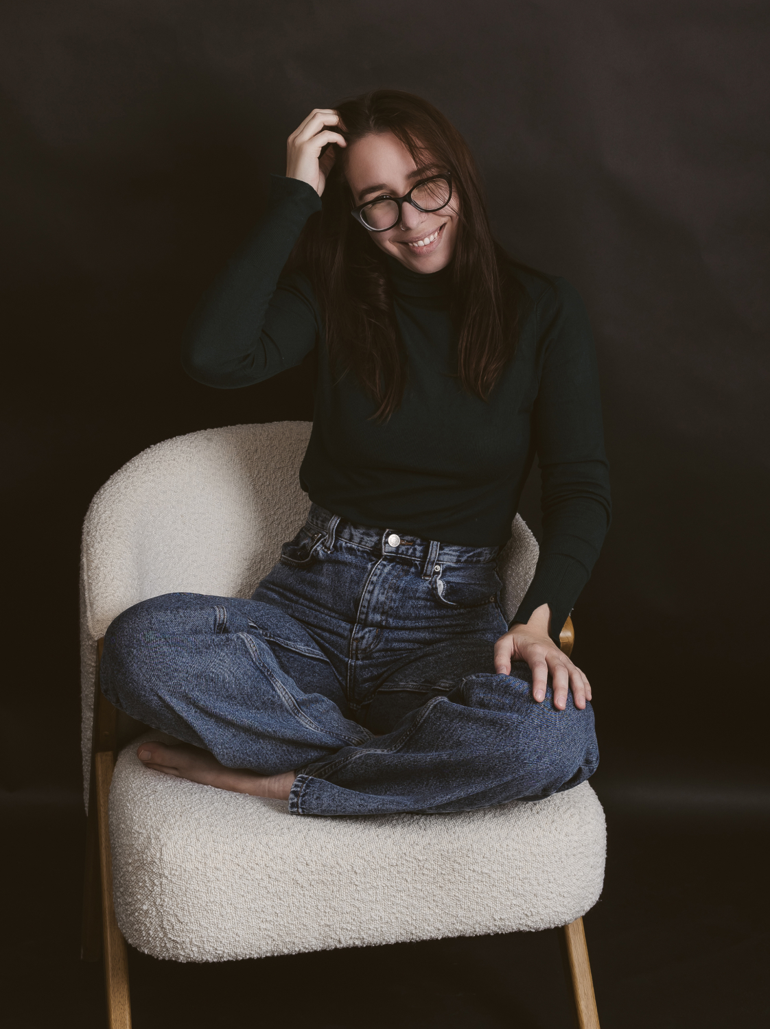 Asmeninė fotosesija studijoje