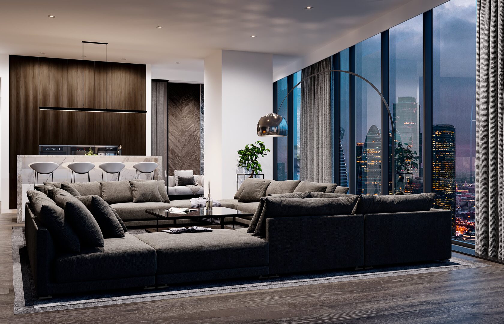 Skyline Reverie, interior design by TIMROOM