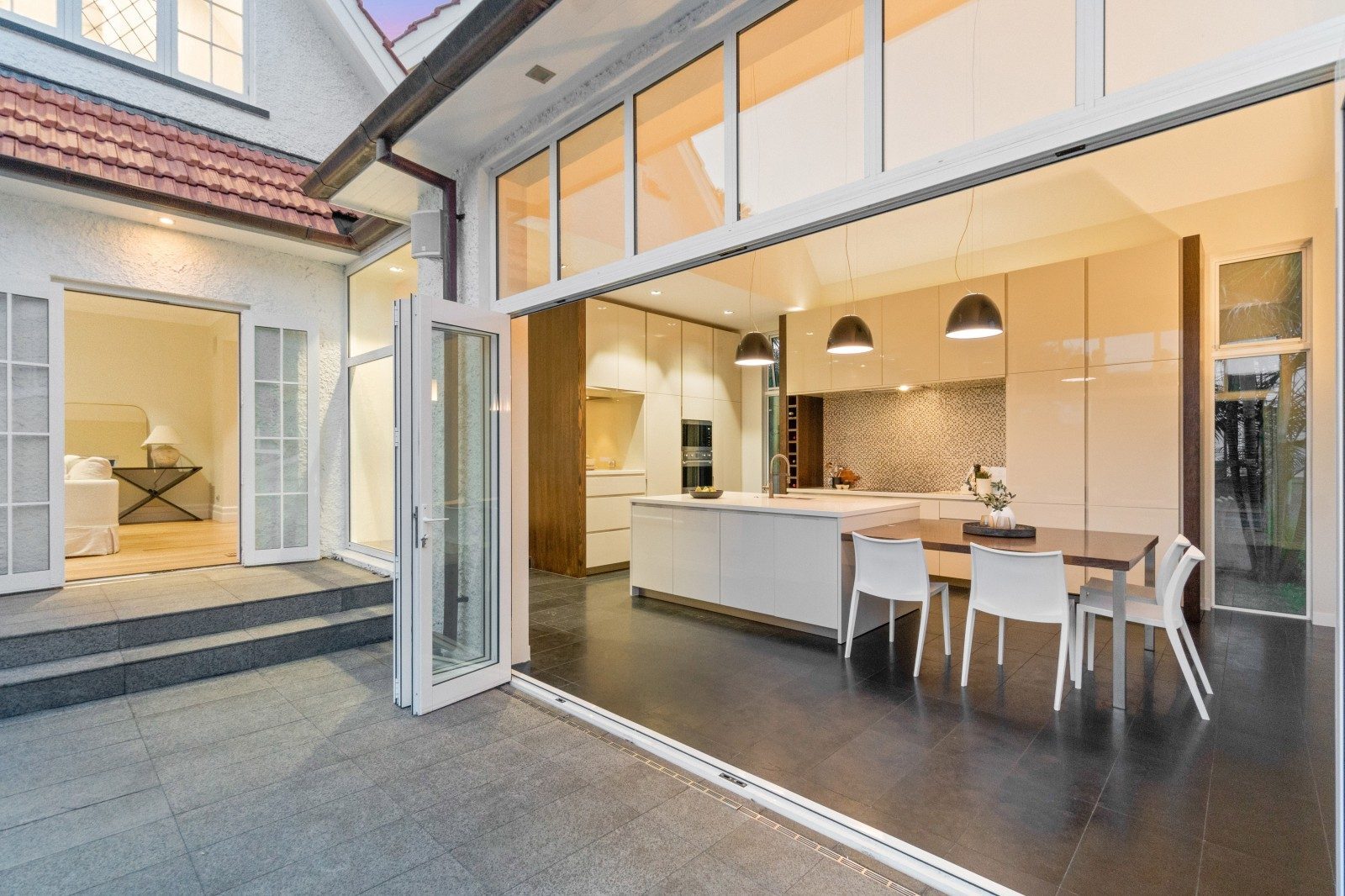 Tailored kitchen joinery and refined material details in the Epsom renovation
