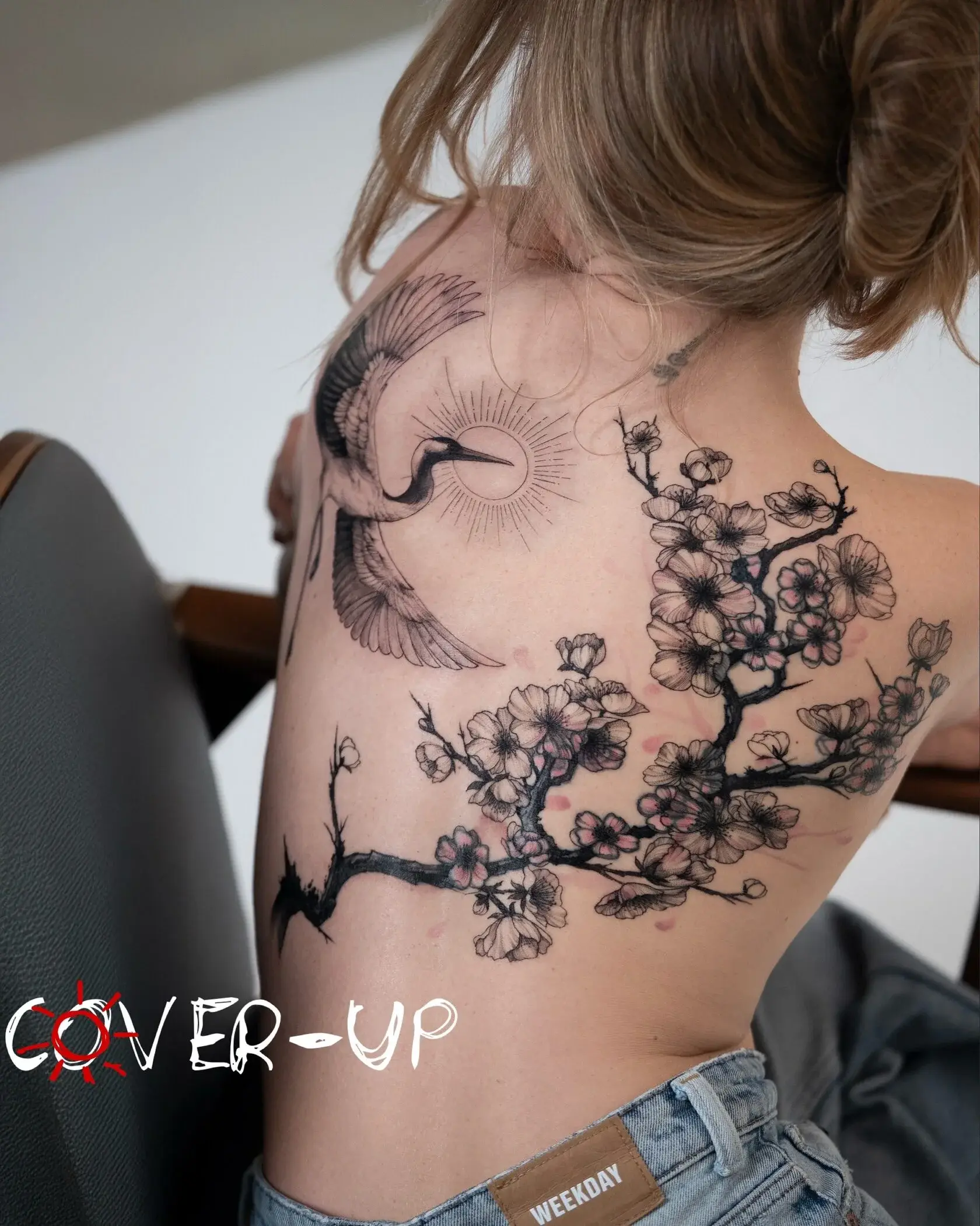 Cover Up Tattoo Beispiel 3 - Brennnessel Tattoo Berlin