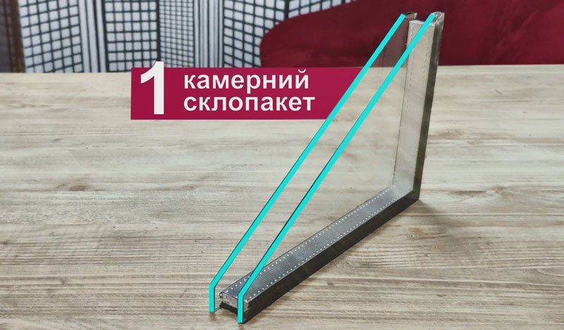 однокамерний склопакет для вікон