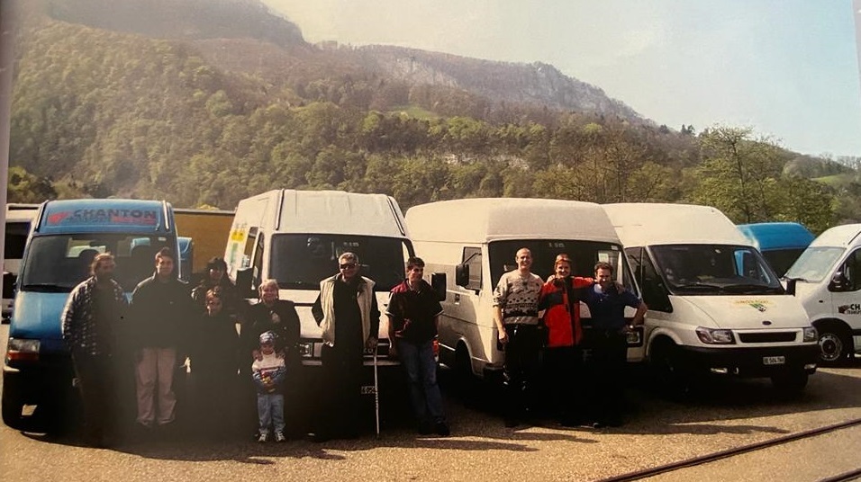Chanton Transporte, die Anfänge mit 3.5-Tonnen-Lieferwagen