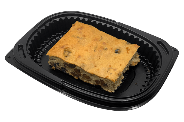 Banana cake with nuts and prunes