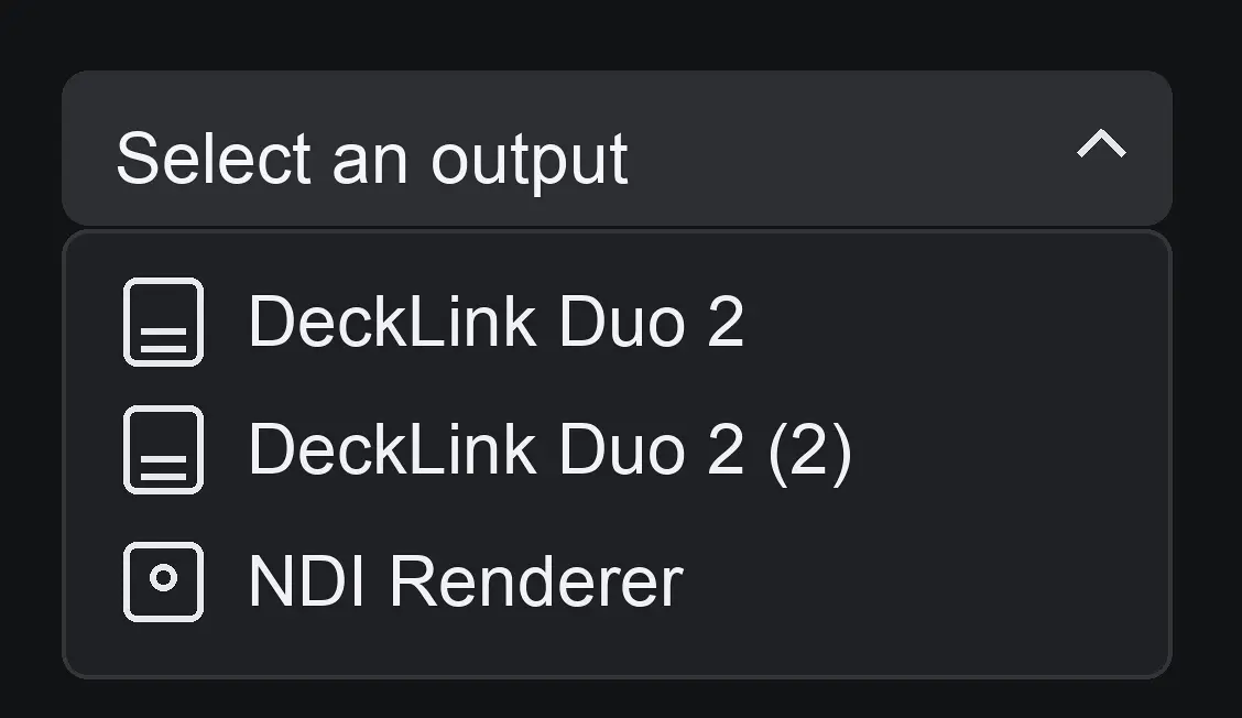 Direct Convert destination output selection